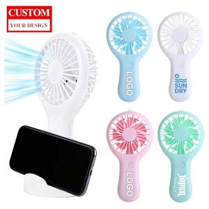Nuevo Mini Ventilador Portátil 2026, Recargable, Soporte para Teléfono Móvil, Regalo, Portátil, con Logotipo Personalizado - Product Image 1