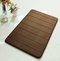 Prix promotionnel d'usine Ensemble de tapis en mousse à mémoire Ensemble de tapis antidérapant pour salle de bain