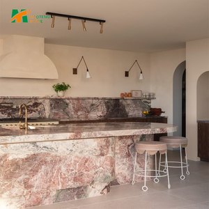 Encimera <span class=keywords><strong>de</strong></span> Cocina Moderna <span class=keywords><strong>de</strong></span> Mármol Natural Beige Bianca Perla MTSTONE, Mesa Central para Isla <span class=keywords><strong>de</strong></span> Cocina - Product Image 5
