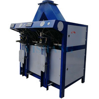 Machine d'emballage de sacs à doublures doubles, pour ligne de production de mortier sec simple