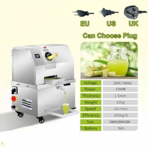 Nouvel Arrivage : Machine à Jus de Canne à Sucre Électrique – Facile à Nettoyer, Prise en Charge de la Personnalisation - Product Image 2