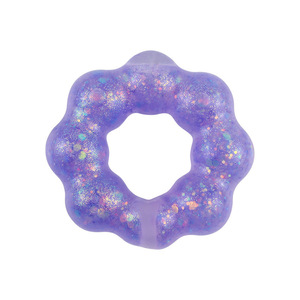 Guirnalda de cristal TPR superventas transfronteriza, donut transparente Lala Le, juguete divertido para aliviar el estrés y desahogarse, juguete para apretar. - Product Image 5