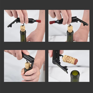 Tire-bouchon multifonctionnel en forme de bouteille, pliable, avec aimant, pour champagne et vin, idéal pour les amateurs - Product Image 2