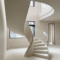 Escaliers en spirale en acier - Installation intégrale pour villa, duplex, usage domestique et commercial