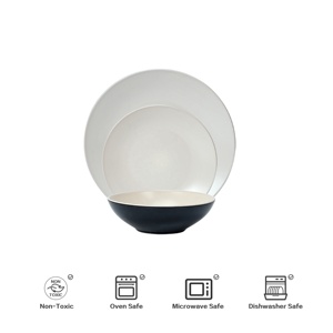 โปรโมชั่นเดือนกันยายน ชุดจานเซรามิคสำหรับครัว ทนความร้อน ชุดอาหารเย็นเซรามิค ทนความร้อน ชุดอาหารเย็นสโตนแวร์ ทนความร้อน - Product Image 3