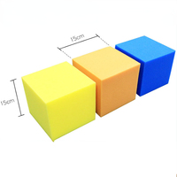 Parc de trampolines intérieur écologique de couleur personnalisée, blocs de mousse haute densité pour la gymnastique, cubes de mousse PU de 10x10x10 cm pour le jeu