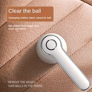 Afeitadora de tela portátil y recortadora de bolas de pelo removedor de pelusa eléctrico recargable por USB para limpiador de ropa - Product Image 5