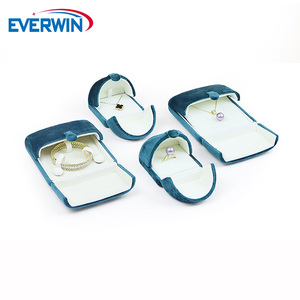 EVERWIN Custom <b>Jewelry</b> Box Elegant <b>Jewelry</b> Gift <b>Boxes</b> Velvet Lining Rings Earrings <b>Necklaces</b> Bangle <b>Jewelry</b> Packaging Box - Product Image 2