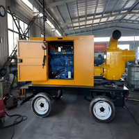 Bomba de Agua Agrícola Diésel Autocebante de Metal para Riego, Lucha Contra Incendios y Equipos de Bomberos, Accionada por Motor, Precio de Fábrica