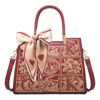 Sac à main pour femme de luxe décontracté, sac bandoulière messager en PU avec broderie imperméable et fermeture éclair, OEM ODM de haute qualité 2027