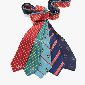 Cravatta con collo di ancoraggio fagiano croce di seta cravatta firmata Phi Beta Sigma Logo tessuto personalizzato cravatte - Product Image 2