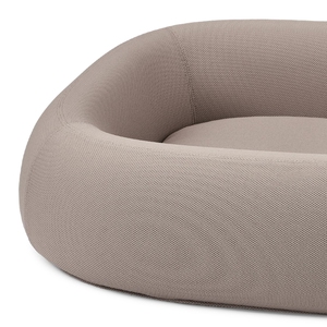 Hundebett aus Memory-Schaum: Orthopädische Entlastung und Komfort für alle Rassen und Größen Rundes Hundebett - Product Image 4