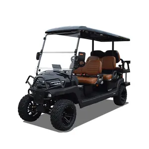 Factory Prices 6 Person Luxury Electric Golf Car Customized Battery Color Origin Type Seats Intelligent High End Golf Carts