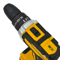 Perceuse sans fil flexible 21 V à moteur à balais, 2 vitesses, avec batterie au lithium, kit tournevis électrique, outil puissant pour la maison