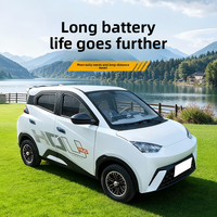 Voiture électrique mini longue portée à 4 roues et 4 places, moteur 1500W, vitesse 50km/h, autonomie 101-200km, pour les trajets urbains et l'usage domestique