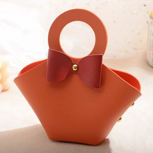 Anillo creativo portátil <span class=keywords><strong>de</strong></span> piel sintética para bodas, caja <span class=keywords><strong>de</strong></span> dulces, nuevo lazo, caja <span class=keywords><strong>de</strong></span> regalo <span class=keywords><strong>de</strong></span> boda para invitados - Product Image 6