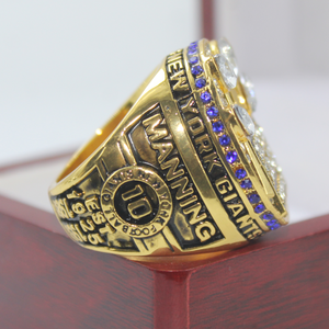 Bague <span class=keywords><strong>de</strong></span> championnat <span class=keywords><strong>de</strong></span> rugby des Giants <span class=keywords><strong>de</strong></span> New York 2011, personnalisable en gros, unisexe, en alliage plaqué argent 925, avec cristaux et strass, tendance - Product Image 2