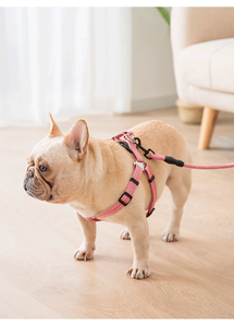 調節可能なナイロン子犬用ベストハーネスクイックリリースアウトドアウォーキングフリーフリープルドッグハーネス子犬用大人犬用 - Product Image 5