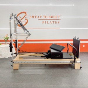 <span class=keywords><strong>Lit</strong></span> de rééducation Pilates en bois d'érable avec tour de Pilates volante, machine de rééducation Pilates, directement de l'usine - Product Image 1