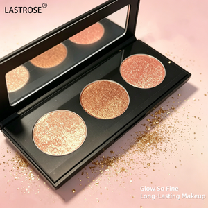Paleta de Maquillaje DIY de 3 Colores: Iluminador, Contorno y Rubor Bronceado, Paleta de Maquillaje Compacta - Product Image 1