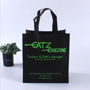 Wholesale Colorful Customized Printed Logo Non Woven Bag tote Bag For Shopping
