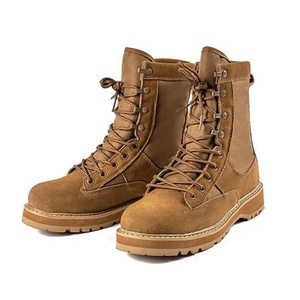 CXXM Stivali Tattici Invernali da Uomo in Pelle Scamosciata, Scarpe di Sicurezza con Lacci, Suola <span class=keywords><strong>Vibram</strong></span> - Product Image 4