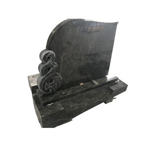 Mausolées en granit naturel chinois Pierres tombales Pierre tombale en granit noir sur mesure - Product Image 6