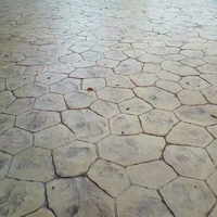 Matériau de moulage pour sol extérieur gaufré en PU, pour piliers de porte extérieurs en béton, imprimé couleur artistique, DIY, robuste, Reazone RZR