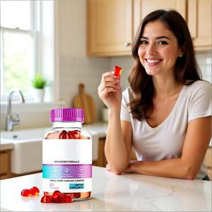 Gomitas de Vinagre de Sidra de Manzana Sin Gluten y Sin OMG con Calcio y Magnesio para la Salud Intestinal y el Bienestar Diario en Adultos - Product Image 5