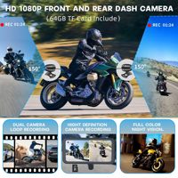 Écran CarPlay pour moto OEM 6,25 pouces, étanche, GPS, double caméra, TPMS, intégration Android Auto