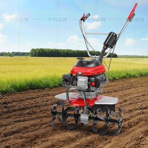 Agricultural Small Multi-functional Gasoline Walking <b>Cultivated</b> Rotary Tiller Micro-tiller - Product Image 5