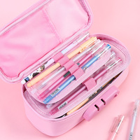 Vente en gros Trousse à crayons à combinaison de grande capacité Sac de papeterie élégant pour les élèves du secondaire et du primaire