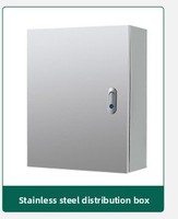 Boîtier métallique personnalisé avancé pour panneau électrique monophasé avec système de verrouillage sécurisé