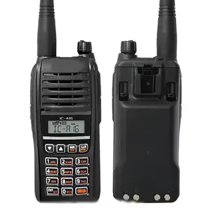 Radio de dos vías de mano Icom VHF de largo alcance, radio de aviación de comunicación Walkie Talkie para avión