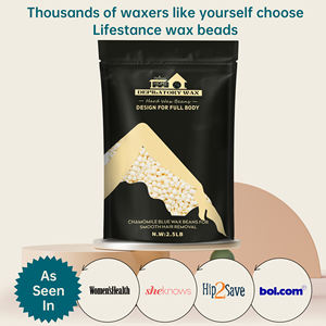 Perles de cire dure Lifestance pour l'épilation du maillot, des zones intimes, du visage et des jambes/corps - Matière à base de colophane, sac de 2,5 lb - Product Image 3