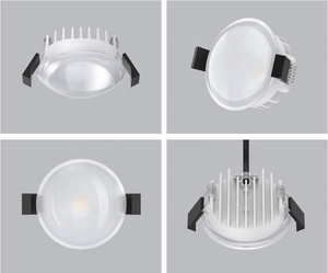 Downlight con Lente Convexa sin Marco - Efecto de Retroiluminación Frontal IP54 con CCT Intercambiable - Product Image 5