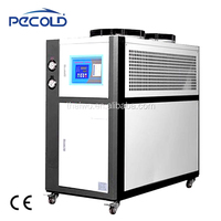 Taihe Bas Prix 15 Tonnes En Plastique Industriel 10kw Eau Refroidie Par Air Bas Refroidisseur Avec Réservoir 10 Hp Refroidisseur Industriel Refroidi Par Eau