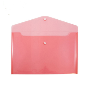 A4 עמיד למים מעטפת מסמך תיקיית פלסטיק ארנקים הצמד כפתור פלסטיק קובץ תיק - Product Image 5