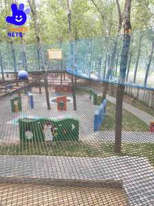 Grande rete di corda per bambini all'aperto trampolino albero parco divertimenti giostre per il divertimento arrampicata - Product Image 6