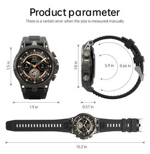 Reloj inteligente deportivo OEM 2025 1,43 AMOLED 466*466 <span class=keywords><strong>Android</strong></span> 4G <span class=keywords><strong>3</strong></span> + 32GB Pago con frecuencia cardíaca SOS Q85 Soporte Wifi Tarjeta SIM 4G Reloj inteligente - Product Image 2