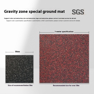 Sterkte Zone Binnen/Buiten Gym Rubber Vloermat Geluid/Absorptie Schokdemping Beschermende Vloer - Product Image 2