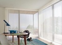 Rideau vertical électrique de luxe moderne de l'usine Sunnysky intelligent imperméable pour le salon et le bureau en gros