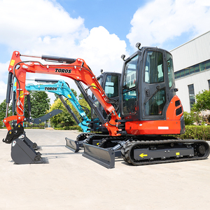 Frete Grátis Escavadeira 3.5 Toneladas Motor Kubota EPA Rastreador de Escavação Agrícola Mini Escavadeira 1 Tonelada 2 Toneladas Mini Pequena Máquina Escavadeira - Product Image 5