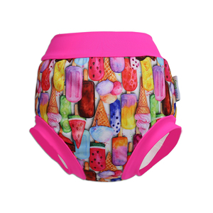 Alta calidad muestra gratis nueva moda colorido lavable impermeable bebé nadador reutilizable tela natación pañal alta calidad niños - Product Image 3