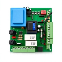 Placa de Control para Abridor de Puerta Corredera, Placa Madre PCB con Receptor RF Integrado y Control Remoto