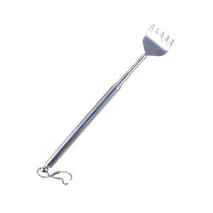 Grattoir à dos télescopique pliable en acier personnalisé, extensible, avec griffes de massage, vente en gros - Product Image 1