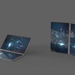 Monitor dual portátil de 15,6 pulgadas IPS plegable Triple Monitor con interfaz tipo C para negocios y juegos para computadora portátil - Product Image 2