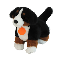 Peluche réaliste Berger Bernois en stock, vente en gros usine, chiot simulé debout, coton PP, OEM, cadeau pour enfants