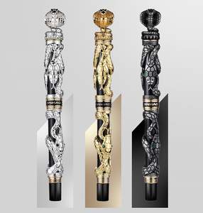 Jinhao-pluma estilográfica Cobra, pluma artística de metal de lujo, las <span class=keywords><strong>mejores</strong></span> <span class=keywords><strong>marcas</strong></span> - Product Image 2