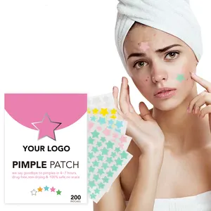 Holographic oem 100% acne pimple healing patch for skin care with oil acne patch sticker for removal star acne patch